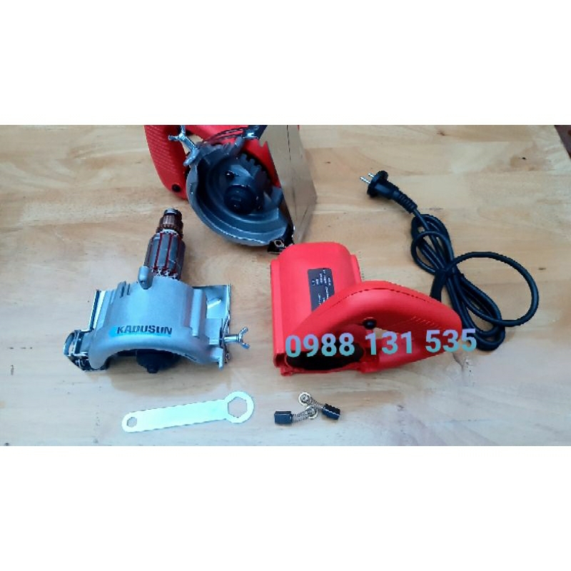 Máy cắt gạch cầm tay Kadusun | Công suất lớn 1500W | Máy cắt gạch cắt góc 45 độ | dùng lưỡi 100mm