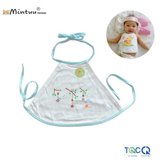Yếm ấm cho bé sơ sinh, yếm 4 dây, chất liệu vải 100% cotton, thương hiệu MINTUU - 2041 - 2043