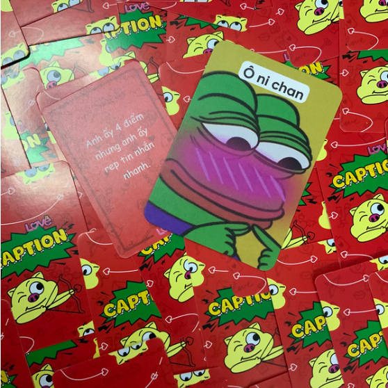 Bộ bài meme Mêm LOVE NiceComment 130 lá, phiên bản Tình iu vui hài chơi nhóm