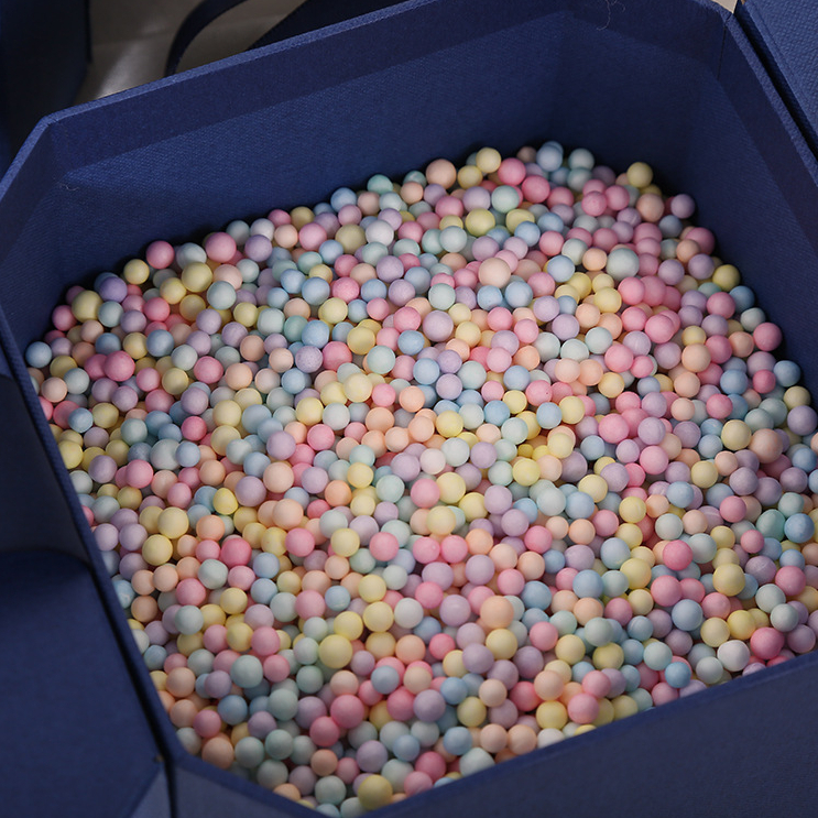 Hạt xốp hộp quà màu Pastel 4-6mm để gói quà, tạo bất ngờ khi mở quà.