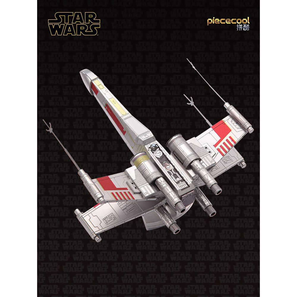 Mô Hình 3D Lắp Ráp Kim Loại Piececool Star Wars X-Wings Star Fighter IP034