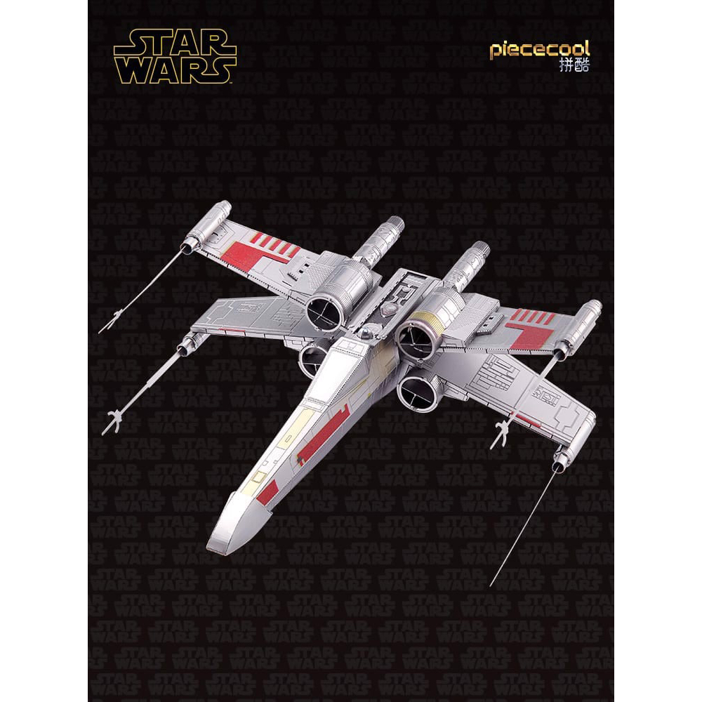 Mô Hình 3D Lắp Ráp Kim Loại Piececool Star Wars X-Wings Star Fighter IP034