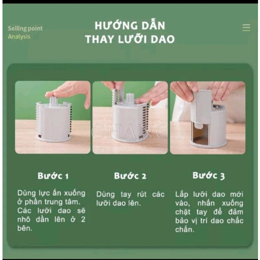 💥SALE SẬP SÀN💥 MÁY THÁI LÁT RAU CỦ CẦM TAY ĐA NĂNG 4in1