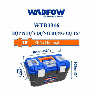 Thùng đựng đồ nghề 16 inch wadfow wtb3316