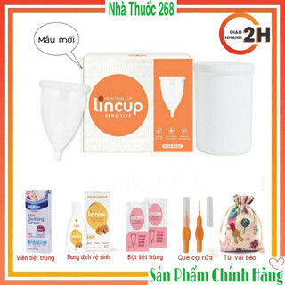 Cốc Nguyệt San Lincup Chính Hãng Nhập Khẩu Mỹ 💖 Tặng Nhiều Quà [SP chính hãng]