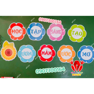 Bộ chữ trang trí - Đồ dùng dạy học Ruby