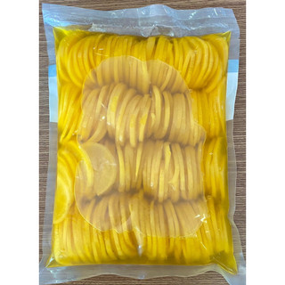Củ cải muối Cắt Lát - Dùng Làm Bantran, Ăn Mỳ Tương Đen 2kg- 반달단무지 2키로