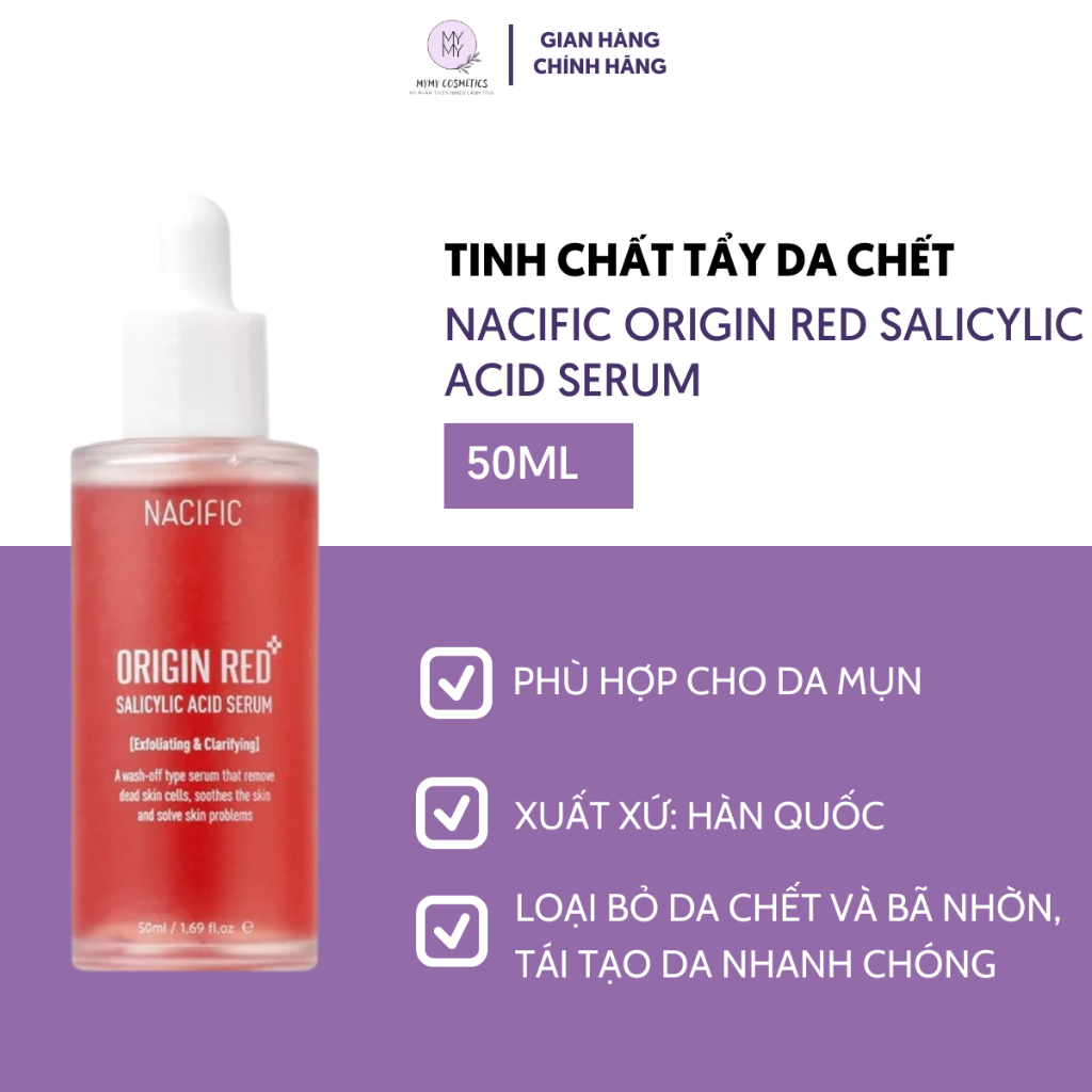 Tinh Chất Tẩy Tế Bào Chết Nacific Origin Red Salicylic Acid Serum 50ml