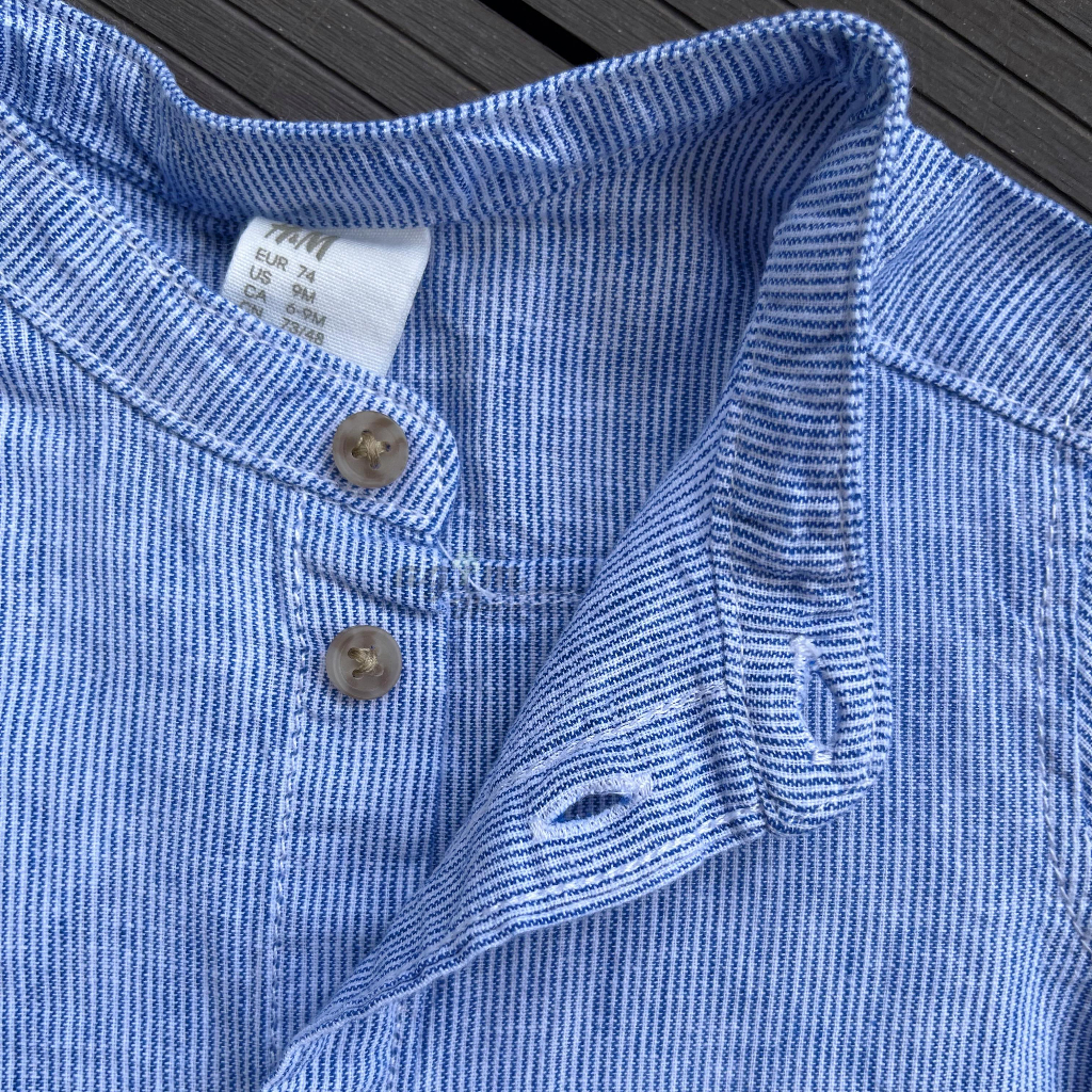 Set bộ công tử cộc tay cho bé trai HM từ 7-13kg - Lagim House