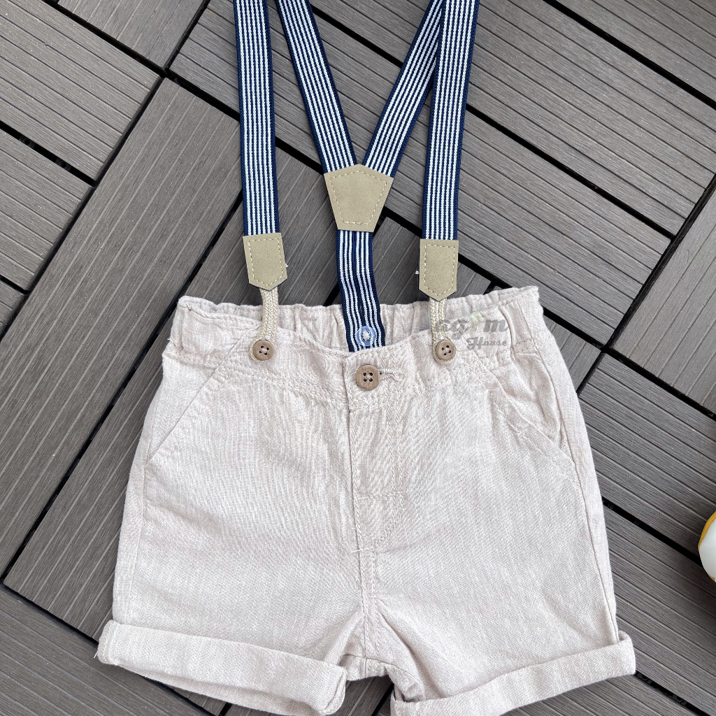 Set bộ công tử cộc tay cho bé trai HM từ 7-13kg - Lagim House