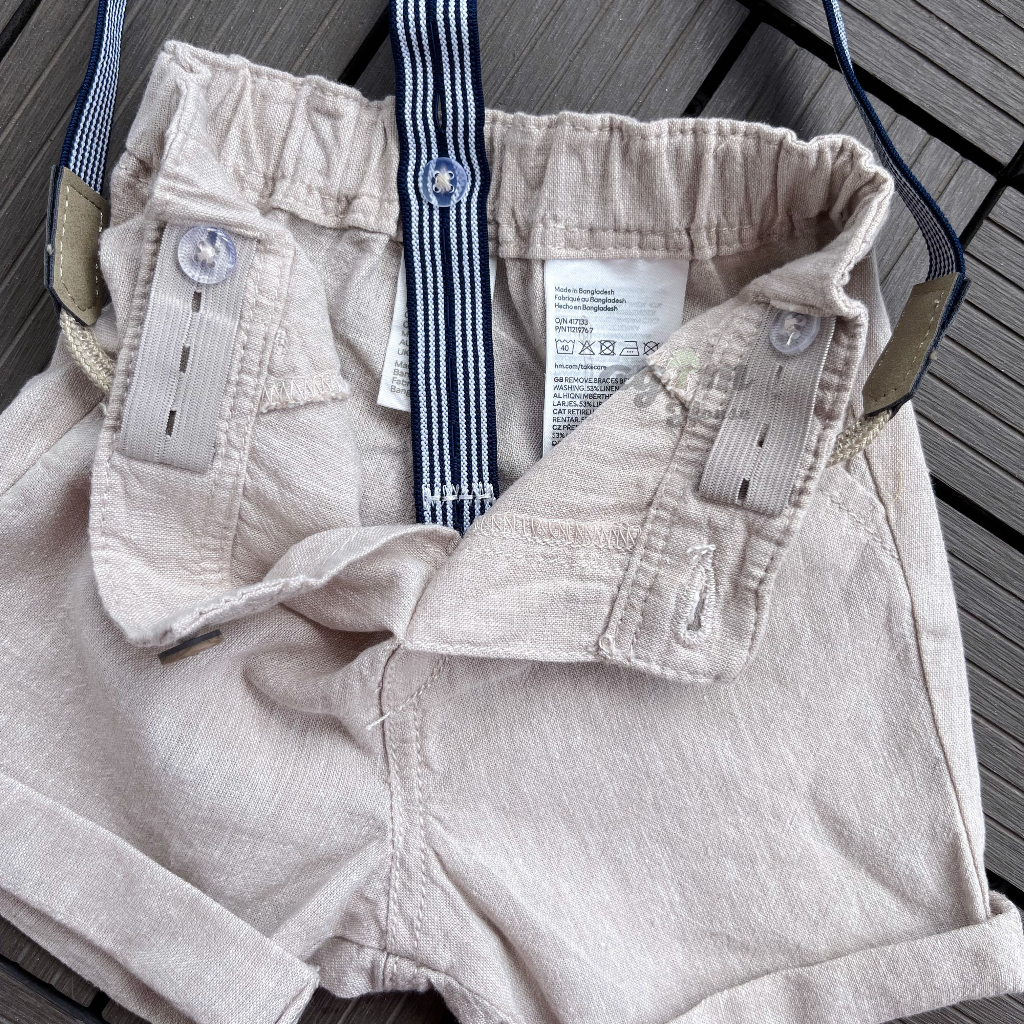 Set bộ công tử cộc tay cho bé trai HM từ 7-13kg - Lagim House