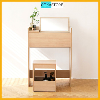 Bàn Trang Điểm, Tủ Trang Điểm Với Gương Gấp Gọn Sang Trọng Có Ghế Kèm Theo Shop COKASTORE