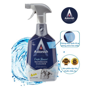 Bình xịt tẩy rửa vòi inox, vòi sen các thiết bị inox nhà tắm Astonish C6710