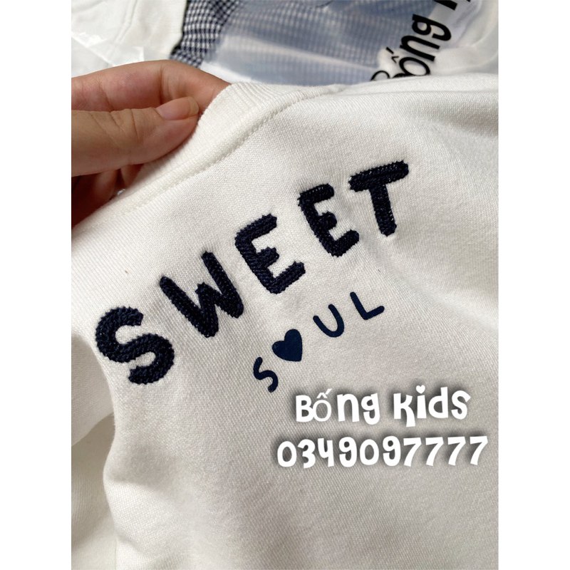 Váy Nỉ Bé Gái Sweet Soul Xếp Ly MG