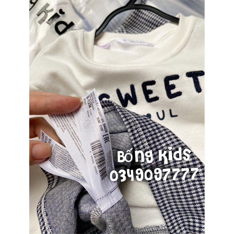 Váy Nỉ Bé Gái Sweet Soul Xếp Ly MG