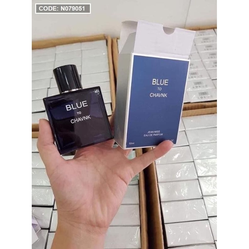 Nước Hoa Nam Blue To Chavnk 50ml Đẳng Cấp Phái Mạnh, Hương Thơm Nam Tính, Lưu Hương Lâu, Nước Hoa Nam Cuốn Hút Sexy