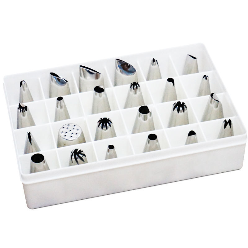 Bộ 24 Đui Gia Công Bắt Kem Cơ Bản Dùng Cho Bánh Sinh Nhật