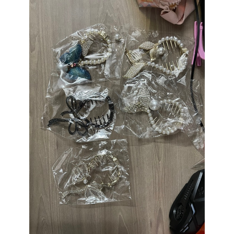 Pass combo 4 kẹp tóc kim loại siêu xinh