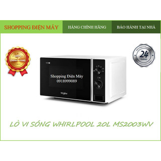 Lò vi sóng whirlpool ms2003wv 20 lít, hàng chính hãng, bảo hành 24 tháng