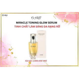 TINH CHẤT LÀM SÁNG DA RẠNG RỠ 𝗠𝗜𝗥𝗔𝗖𝗟𝗘 𝗧𝗢𝗡𝗜𝗡𝗚 𝗚𝗟𝗢𝗪 SERUM 50ML