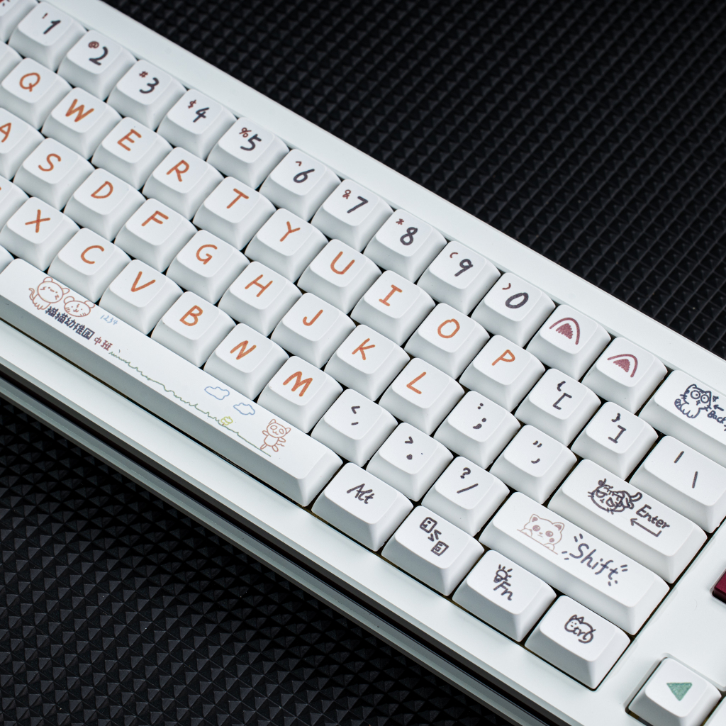 Keycap Cat XDA 122 nút nhựa PBT bàn phím cơ