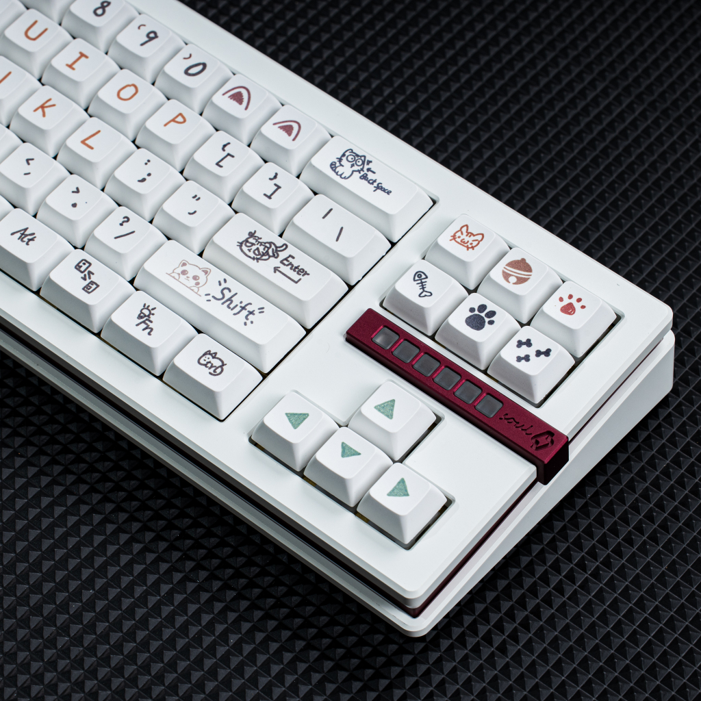 Keycap Cat XDA 122 nút nhựa PBT bàn phím cơ