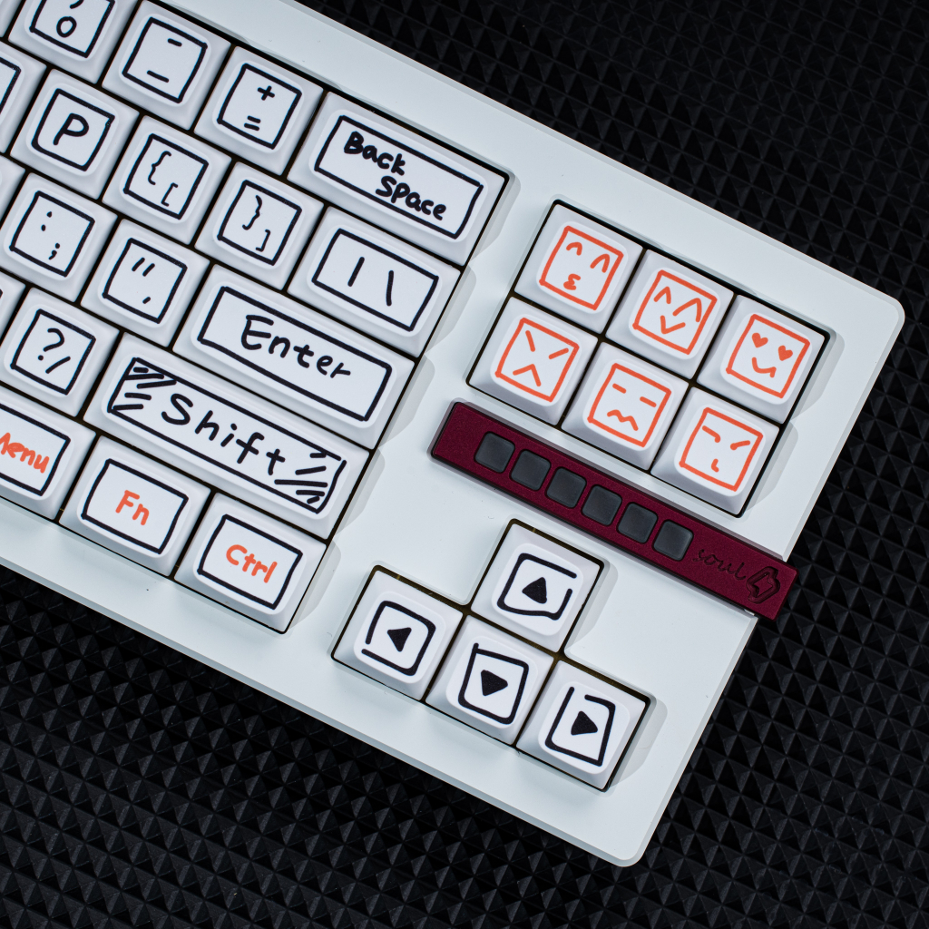 127 Phím Watercolor Pen | Keycaps XDA Profile Màu nước Bút Graffiti Phim hoạt hình Anime PBT DYE SUB