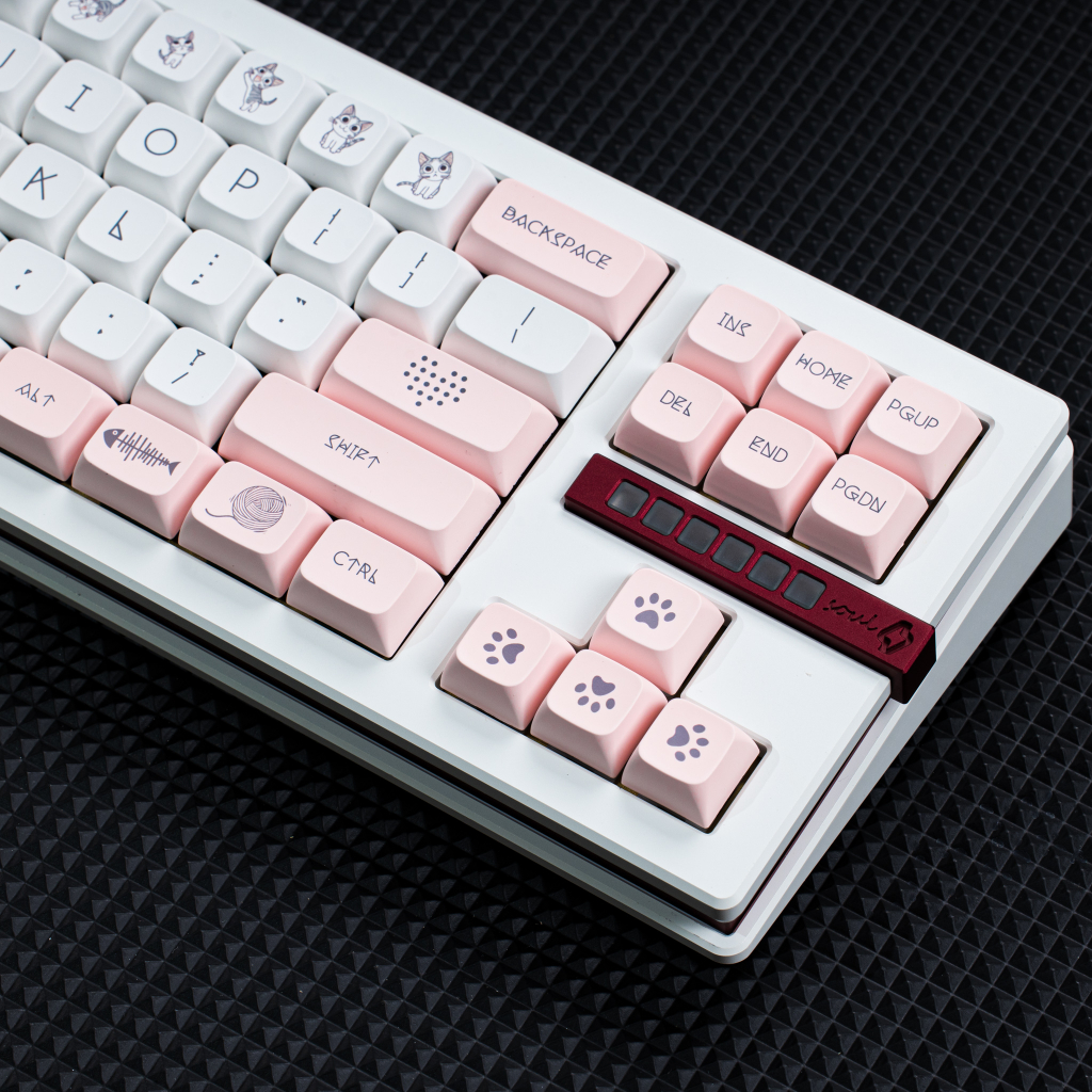 Keycap MÈO CHIL XDA 136 nút bàn phím cơ Thick PBT
