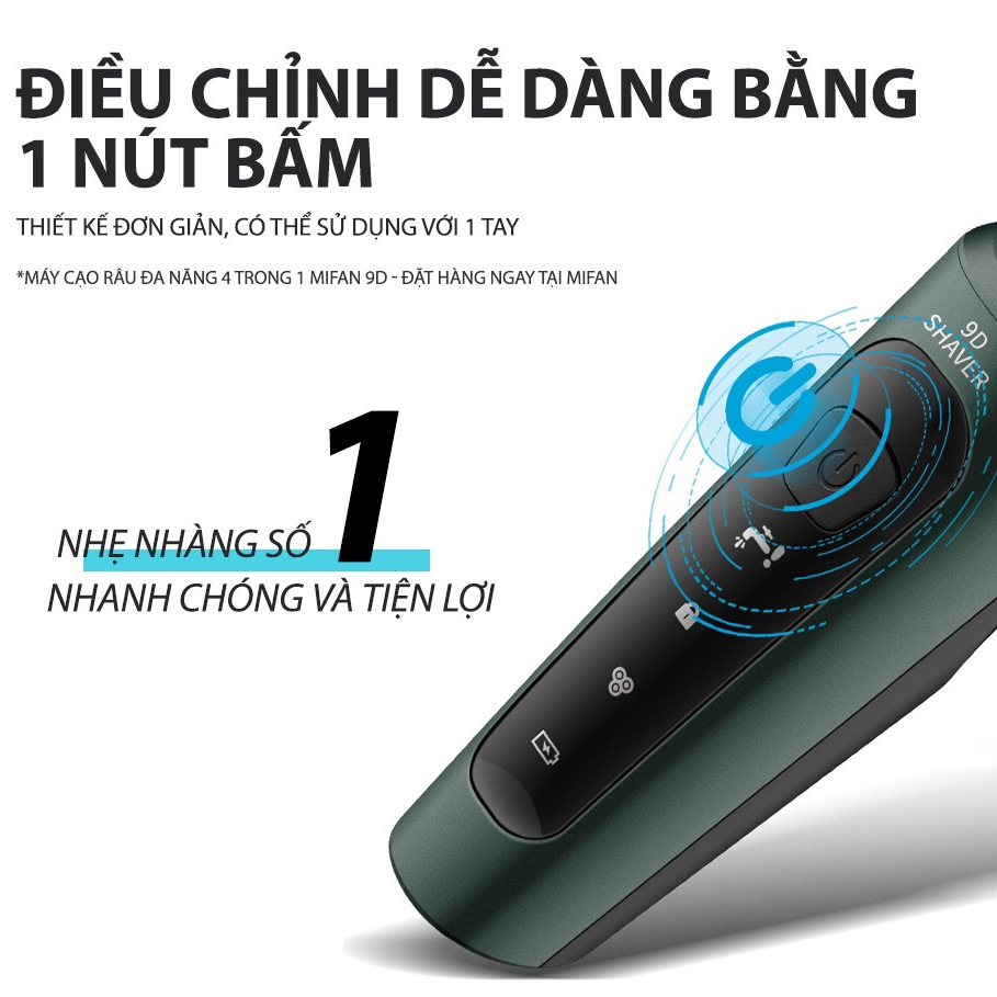 Máy Cạo Râu Đa Năng 4in1 Hàng Cao Cấp Kháng Nước IPX7 Bảo Hành 12 Tháng