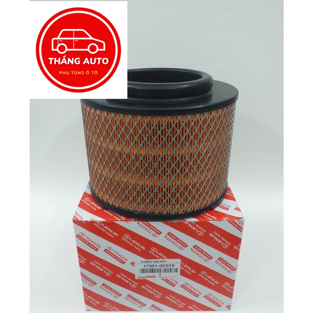 Lọc gió động cơ innova , fortuner , hilux  Everest 3.0. mã :17801-0C010 hoặc 17801YZZA1