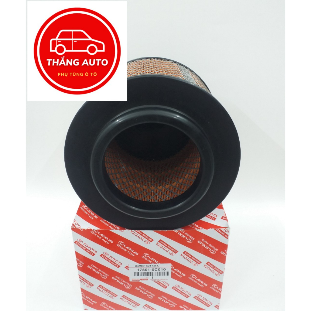 Lọc gió động cơ innova , fortuner , hilux  Everest 3.0. mã :17801-0C010 hoặc 17801YZZA1