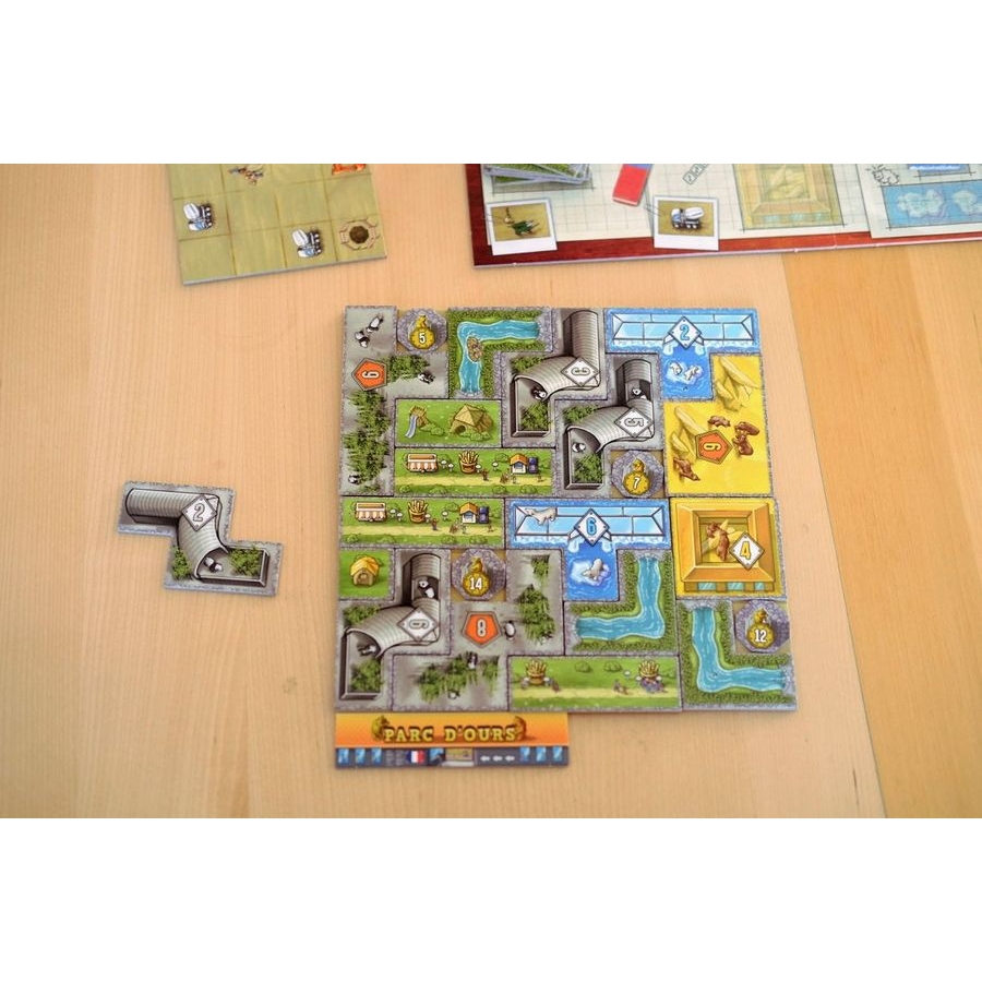 Barenpark - boardgame lắp mảnh xây dựng sở thú BAREN PARK
