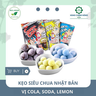 Kẹo siêu chua vị Cola, Soda, Lemon Nhật Bản