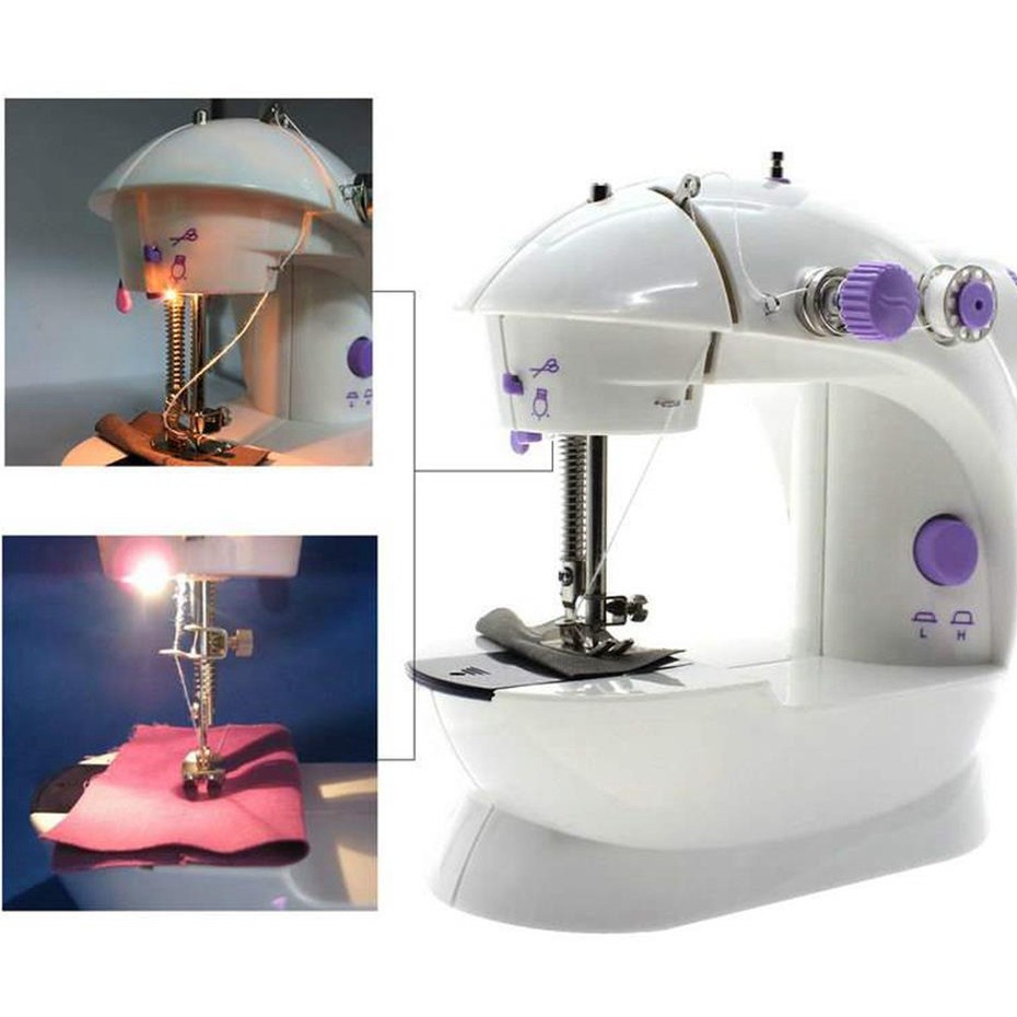Máy May Mini Để Bàn CMD - Máy Khâu Cầm Tay Mini Gia Đình Có Đèn Led Nhỏ Gọn Siêu Tiện Lợi