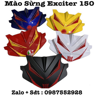 Ốp Mào Sừng Exciter 150 lắp chế được các loại xe