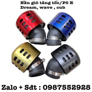 Bầu gió tăng tốc , pô e dream , wave , cub “ 7 màu “