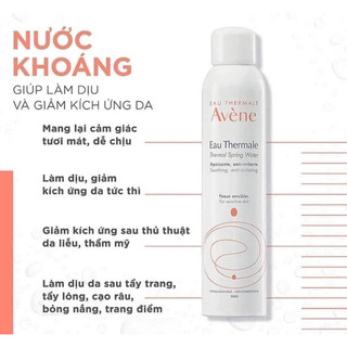 XỊT KHOÁNG AVENE 300ML CỦA PHÁP