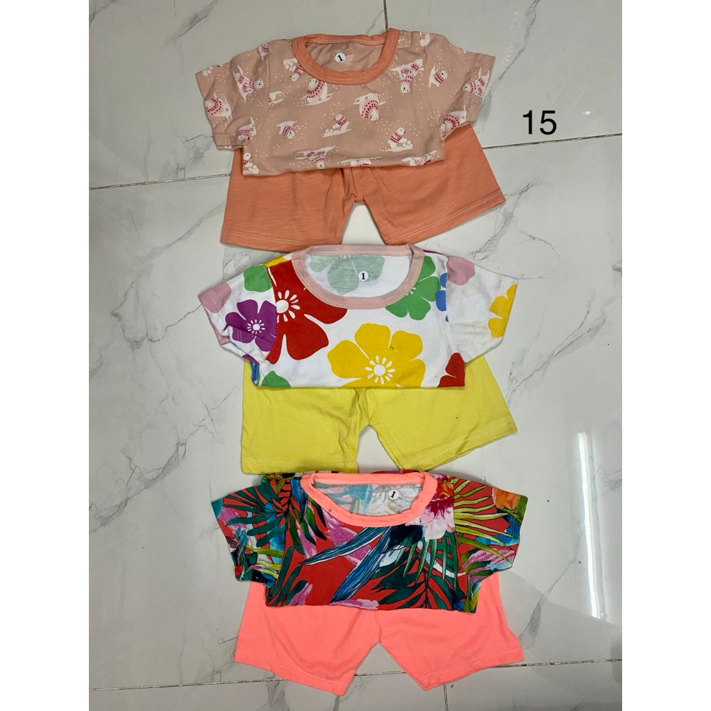 COMBO 3/2 Bộ đồ thun cotton thấm hút cho bé trai và gái - AT sales
