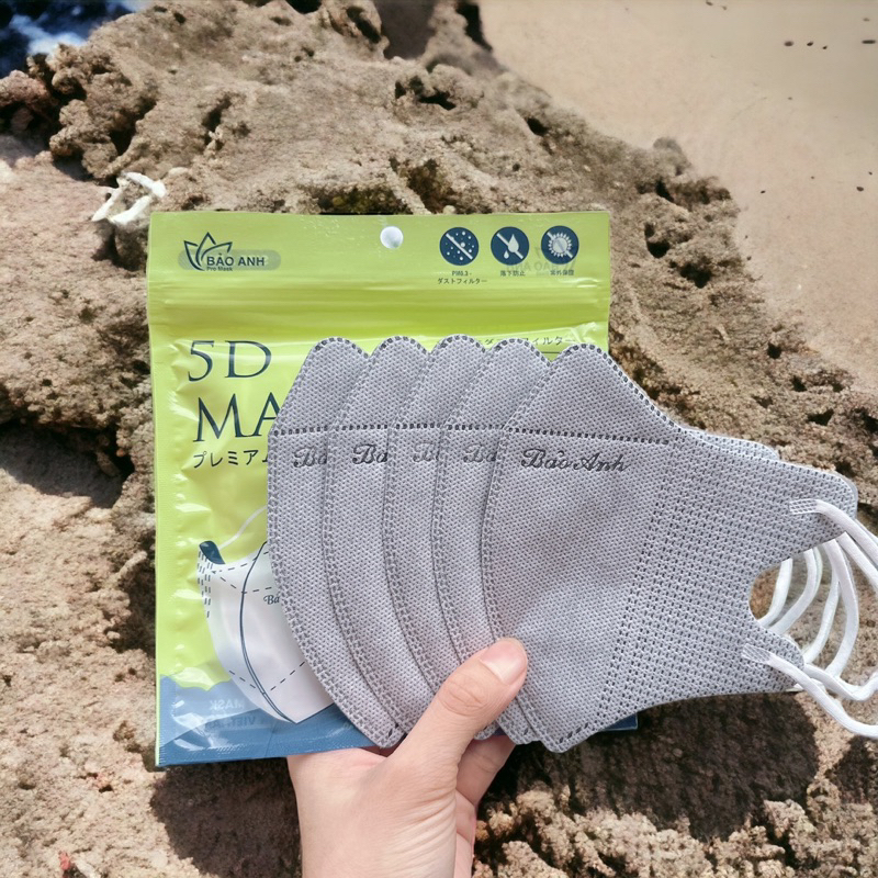 500 Chiếc Khẩu Trang 5D Kháng Khuẩn Bảo Anh Pro Mask