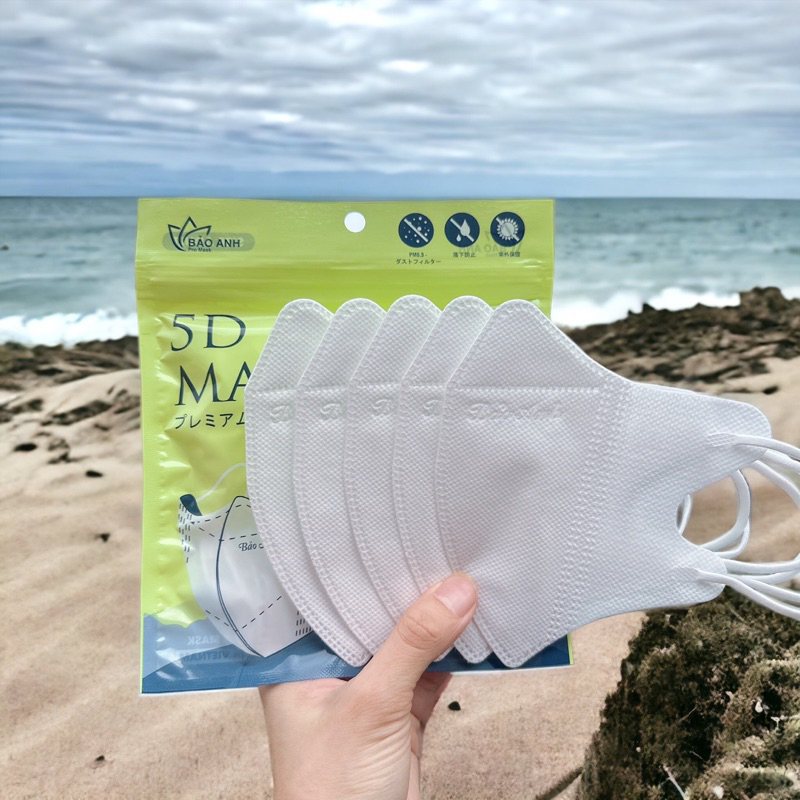 500 Chiếc Khẩu Trang 5D Kháng Khuẩn Bảo Anh Pro Mask