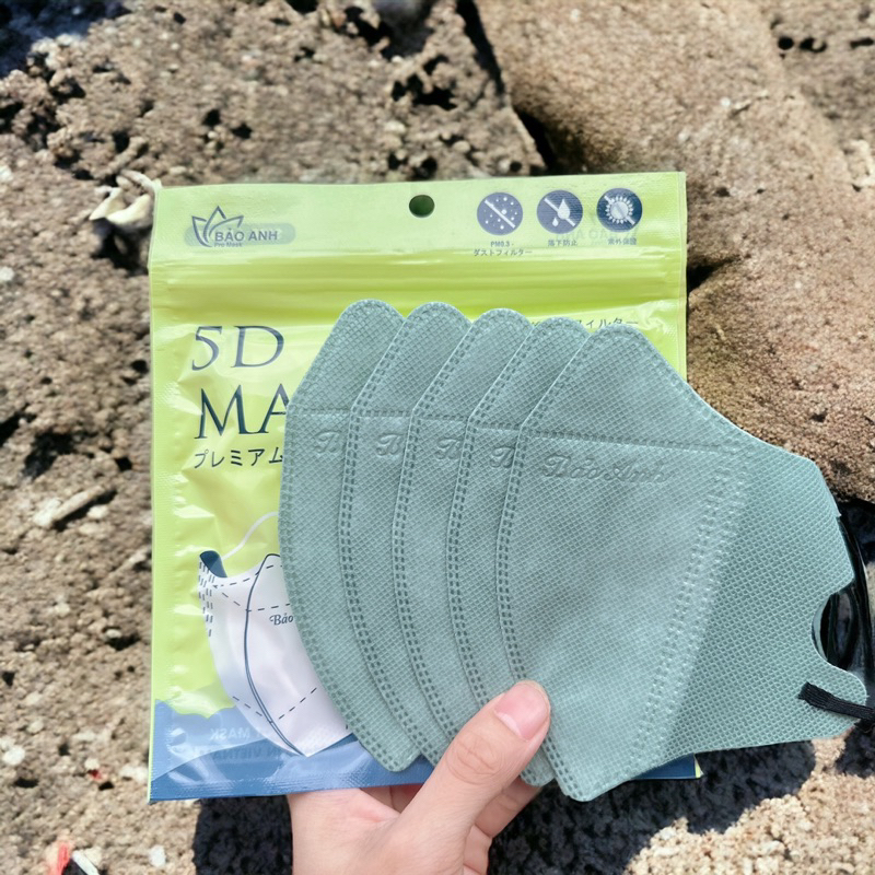 500 Chiếc Khẩu Trang 5D Kháng Khuẩn Bảo Anh Pro Mask