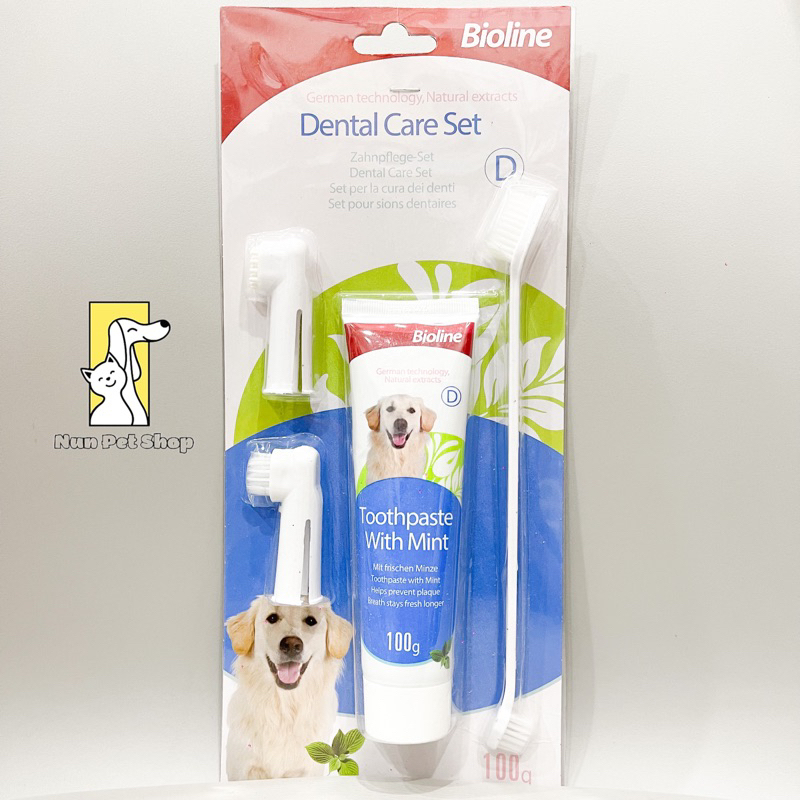 Combo kit bộ bàn chải + kem đánh răng Bioline Dental Care Set