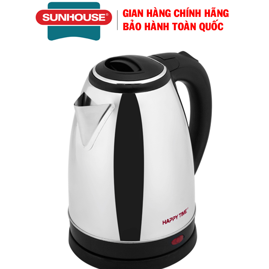 Ấm Siêu Tốc Inox 1.8L - Bình Siêu Tốc Sunhouse Chính Hãng Bảo Hành 12 Tháng