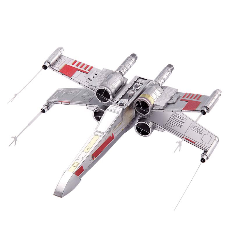 Mô Hình 3D Lắp Ráp Kim Loại Piececool Star Wars X-Wings Star Fighter IP034