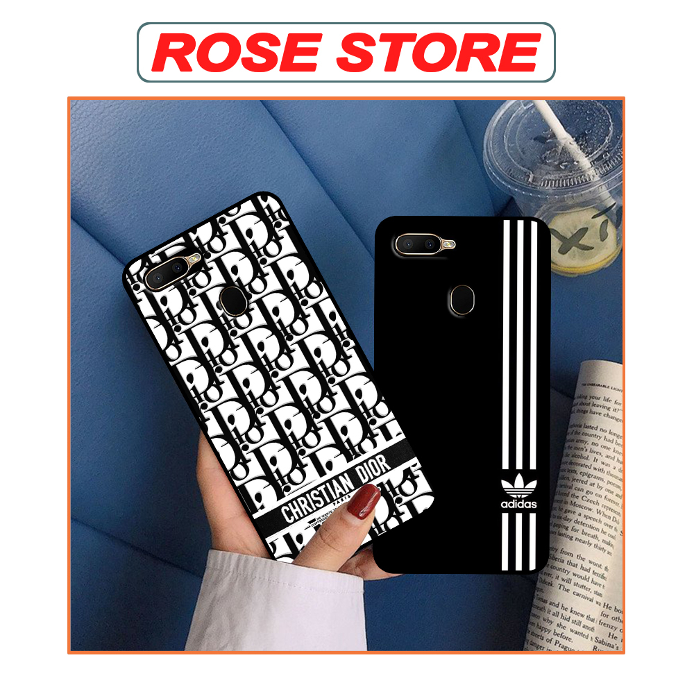 Ốp Oppo A5s / A7 / F9 / A12 in hình thương hiệu thời trang cao cấp