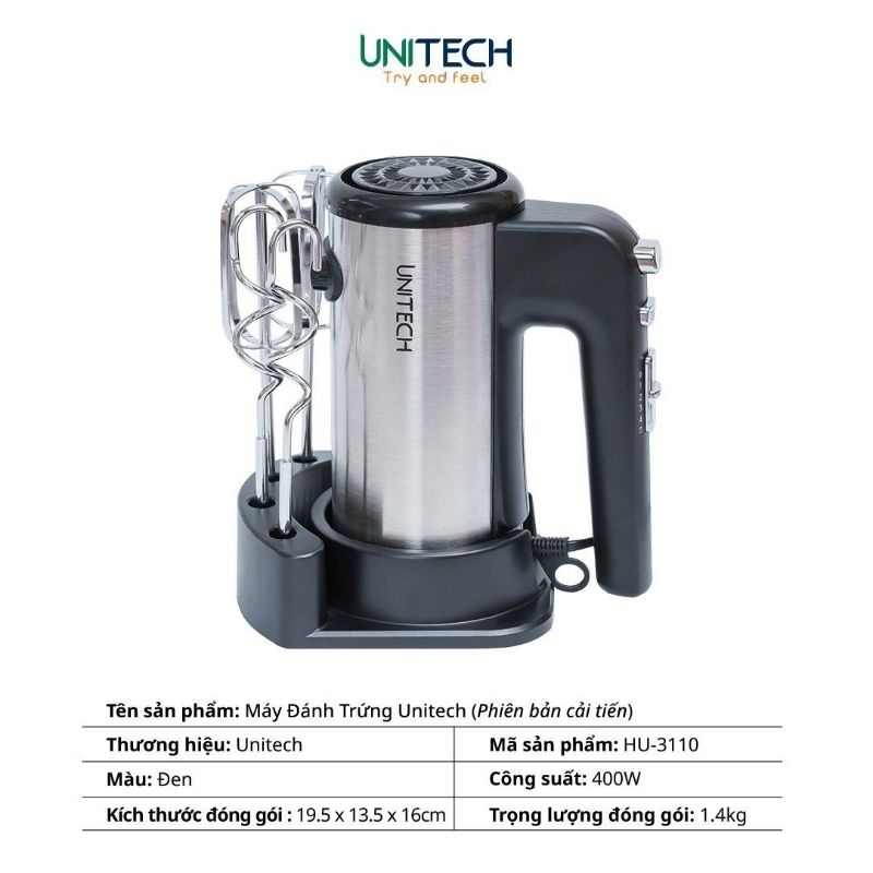 Máy đánh trứng Unitech HU 3110