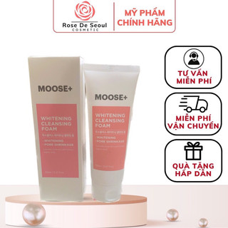 Sữa rửa mặt trắng da Moose+ trọng lượng 150gam giúp da trắng hồng hạn dùng 2026