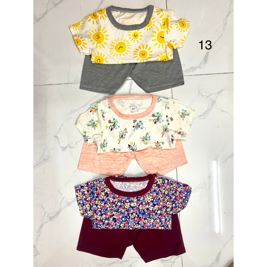 COMBO 3/2 Bộ đồ thun cotton thấm hút cho bé trai và gái - AT sales