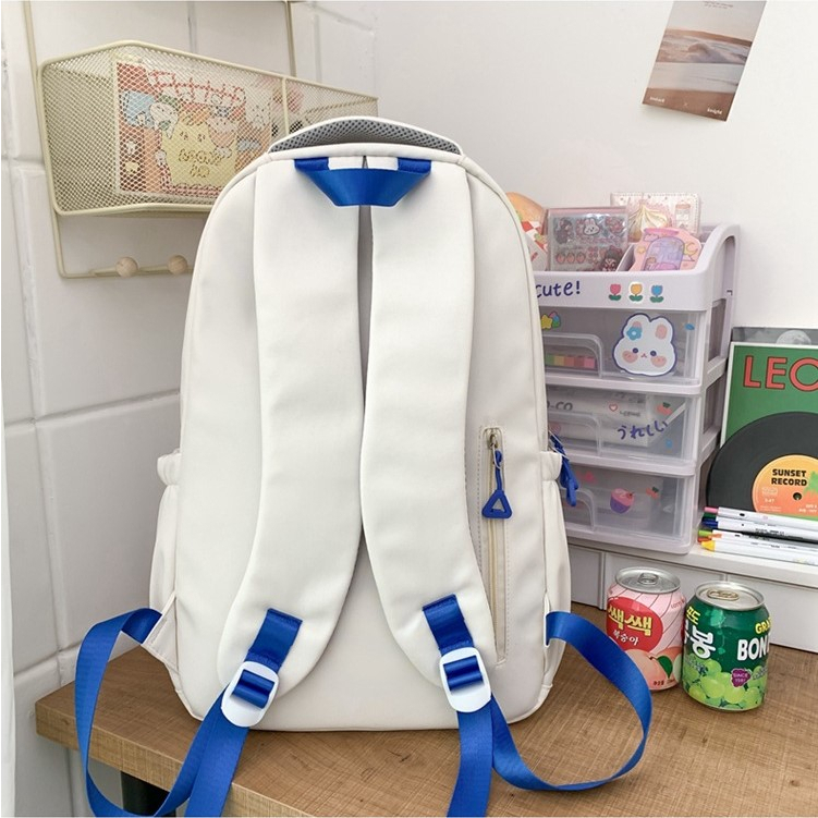 Balo Laptop Nam Nữ đi học cho học sinh BL08, Cặp Đựng Máy Tính Cá Nhân Kích Thước 15.6 inch Đẹp Và Chống Sốc Thời Trang