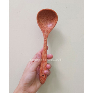 Vá múc canh gỗ dừa, vá xới cơm, muôi múc cơm